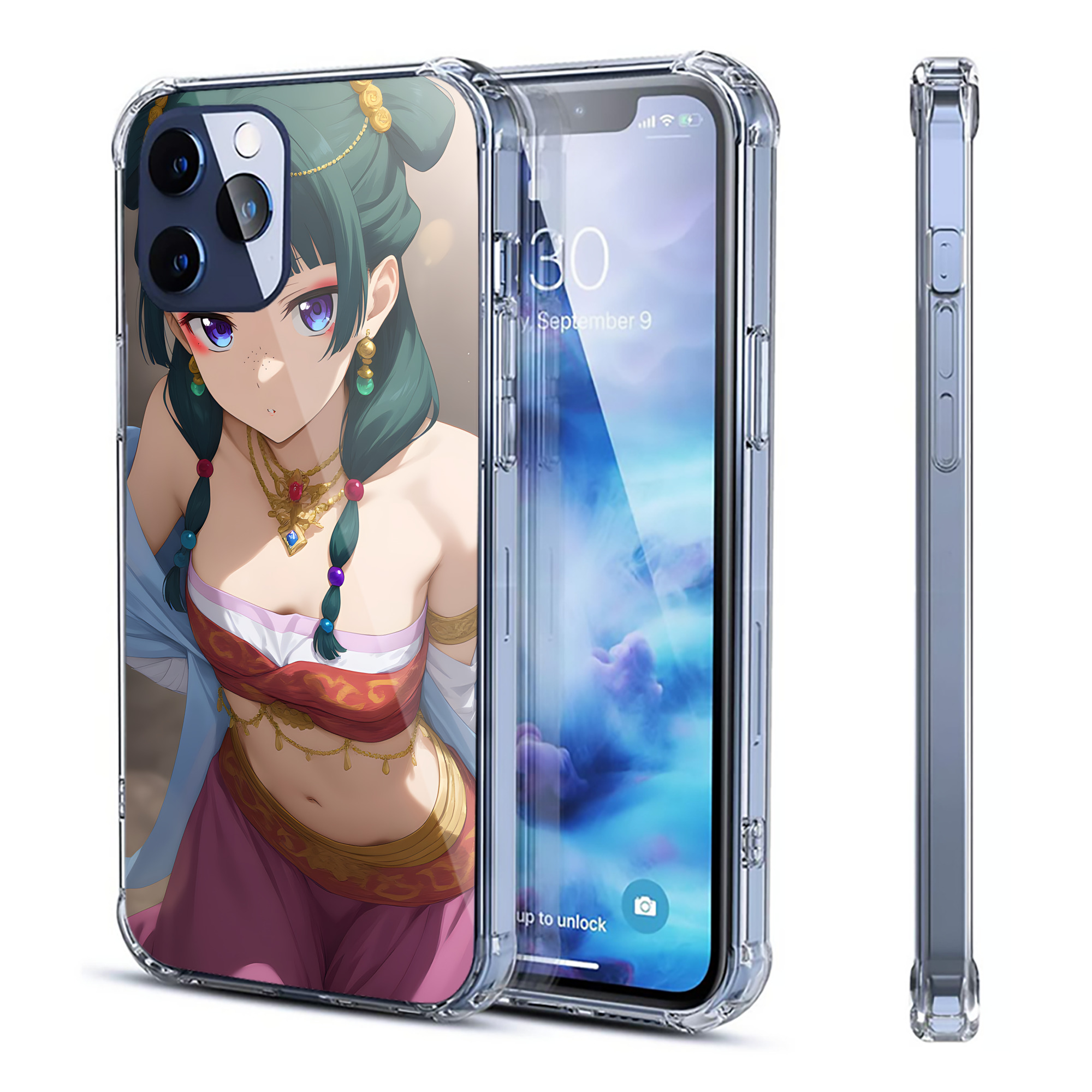 （画像用） 薬屋のひとりごと The Apothecary Diaries 【iPhone 12シリーズ対応】透明スマホケース（クリアソフトケース）